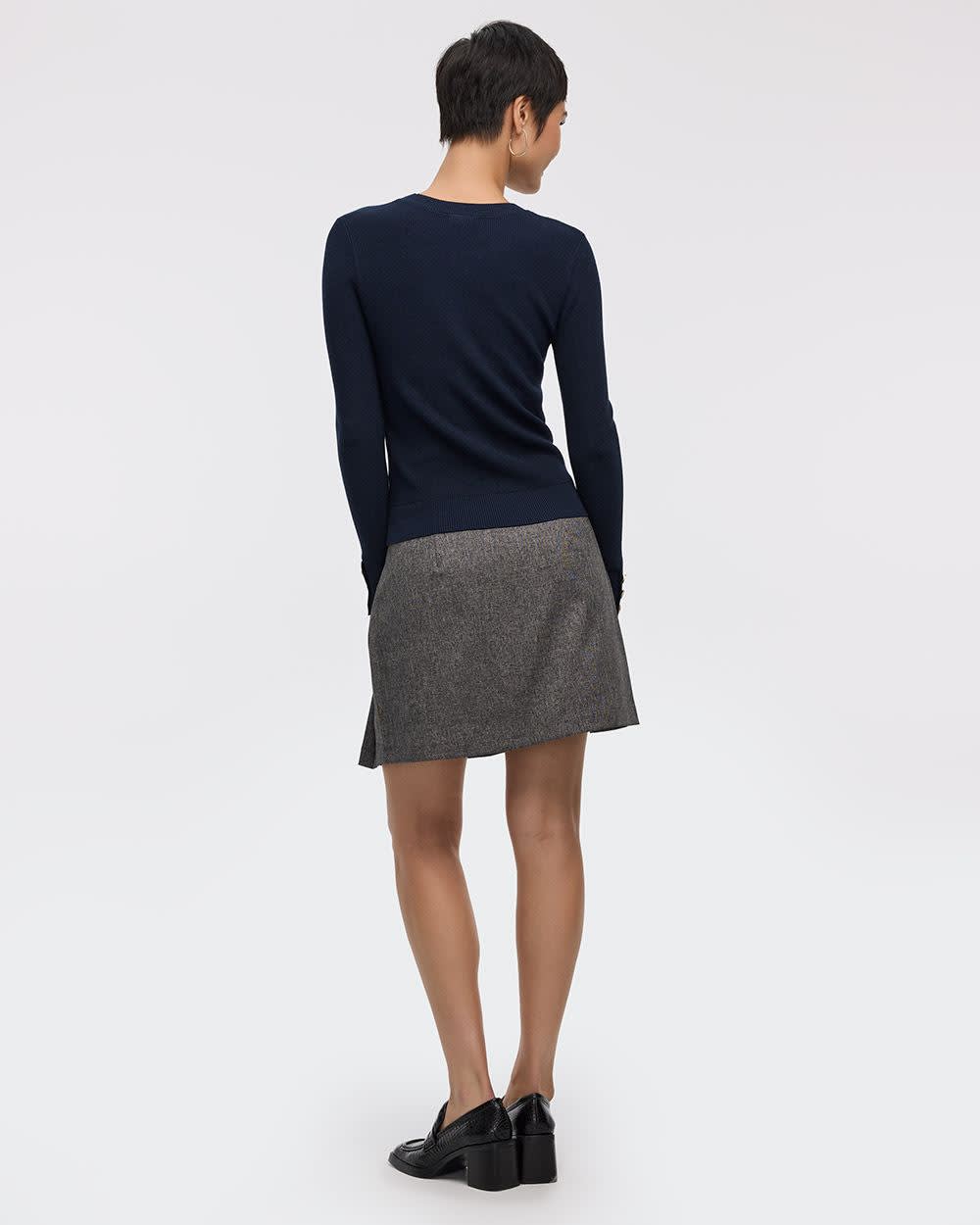 Long-Sleeve Crew-Neck Sweater