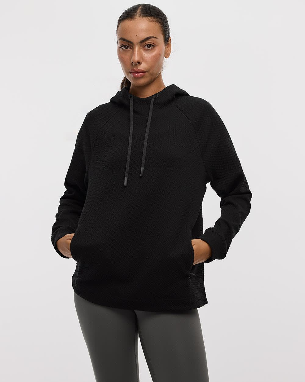 Hooded Jacquard Tunic - Hyba