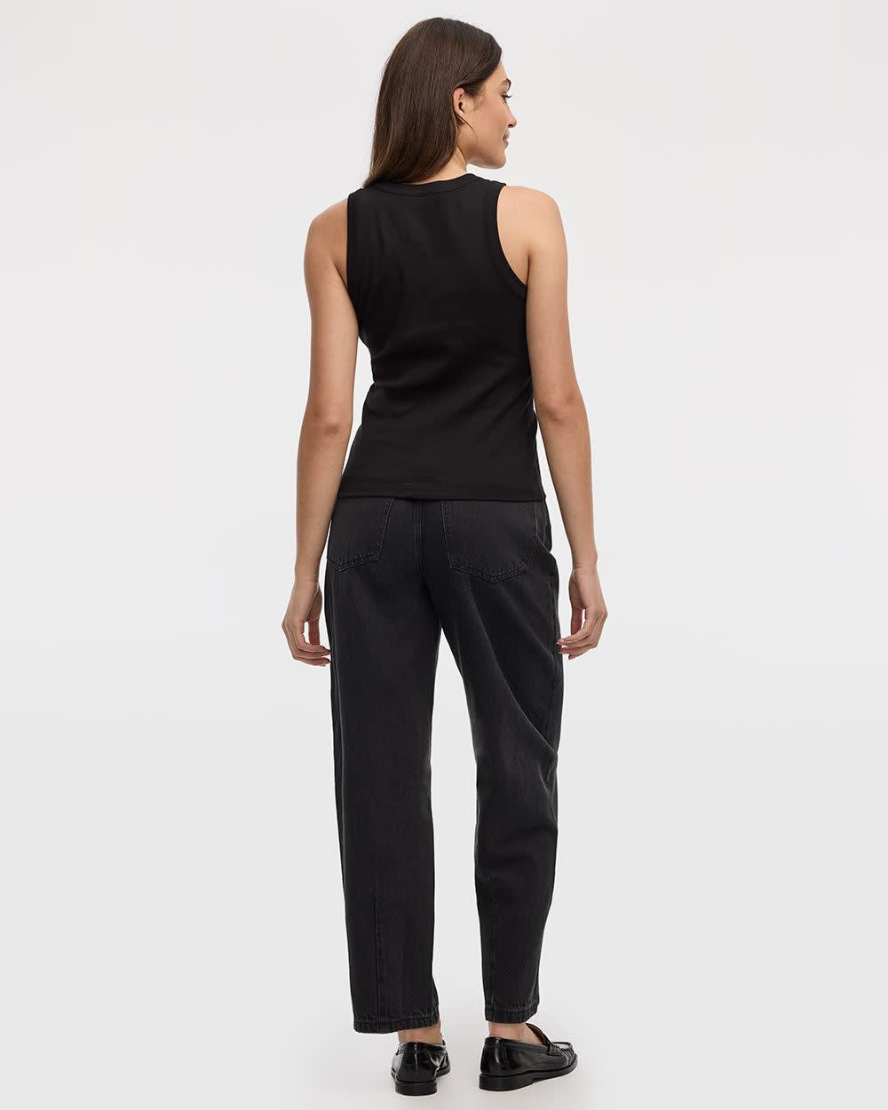 Ribbed Crew-Neck Tank - R Essentials